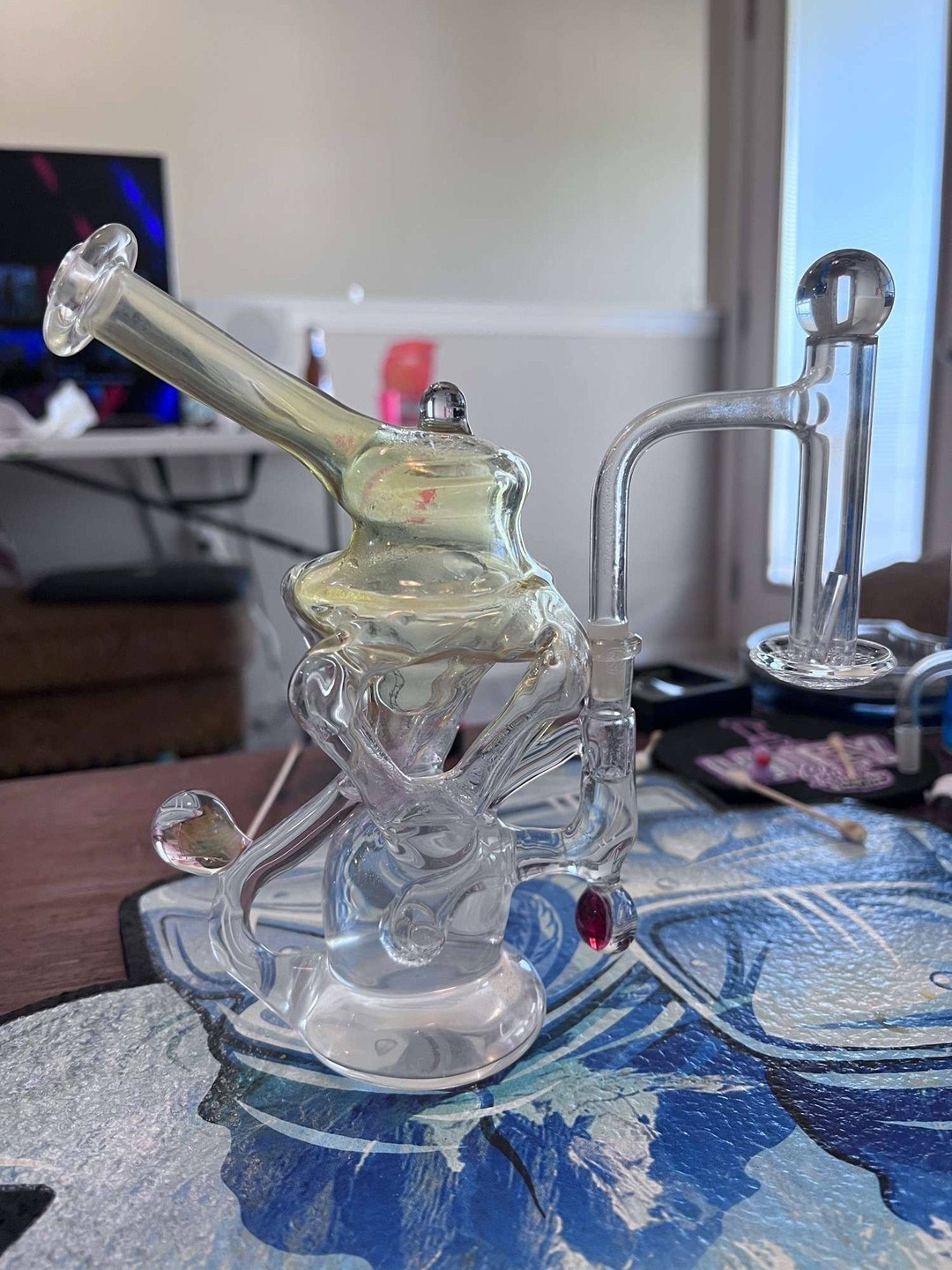 Preview pic of Square melts piece. Four quad uptake single drain 10mm