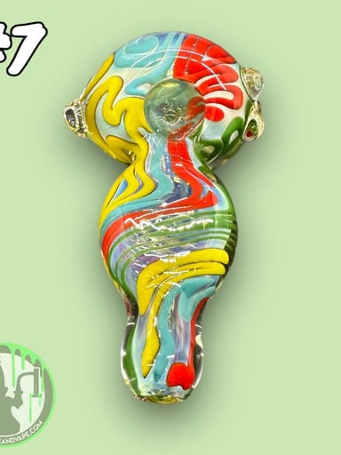 Preview pic of Ben’s Glass Art - Inside Out Tech Dry Pipe #7