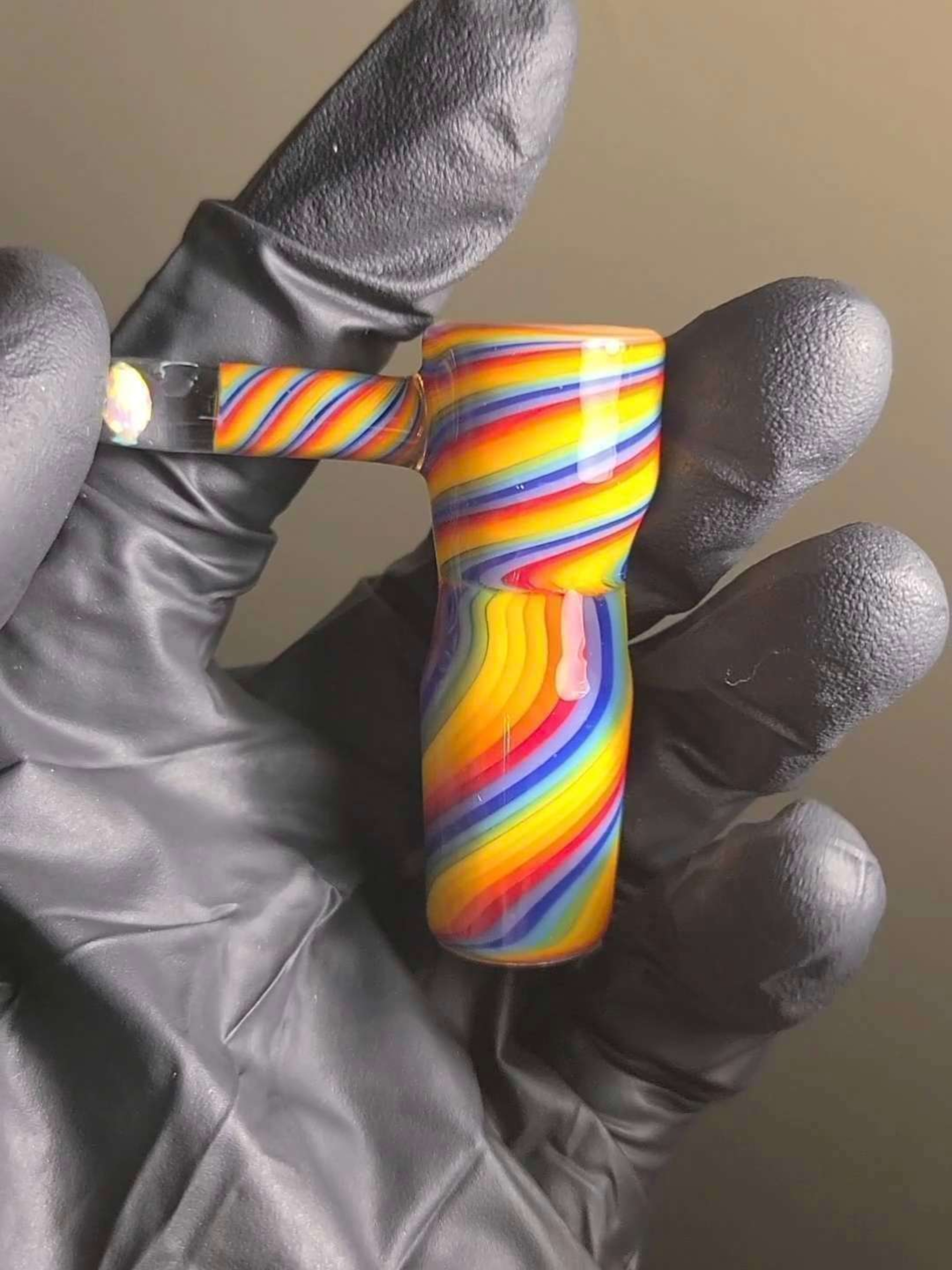 18mm Rainbow Slide 4-Hole Memo Boro image 0