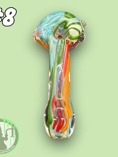 Preview pic of Ben’s Glass Art - Inside Out Tech Dry Pipe #8