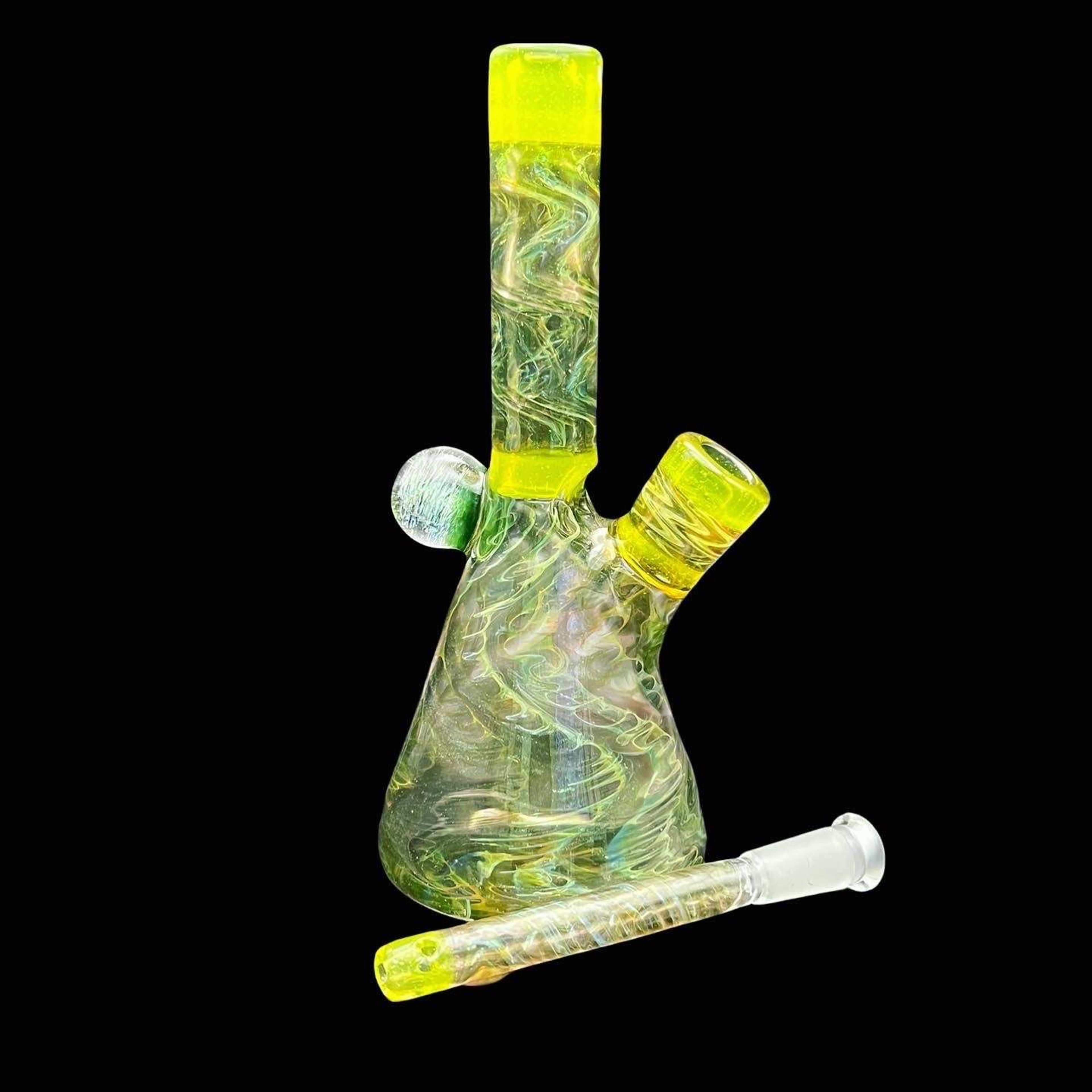 Glass Act Glassworx - Fume Tube Rig W/ Galaxy Marble image 0