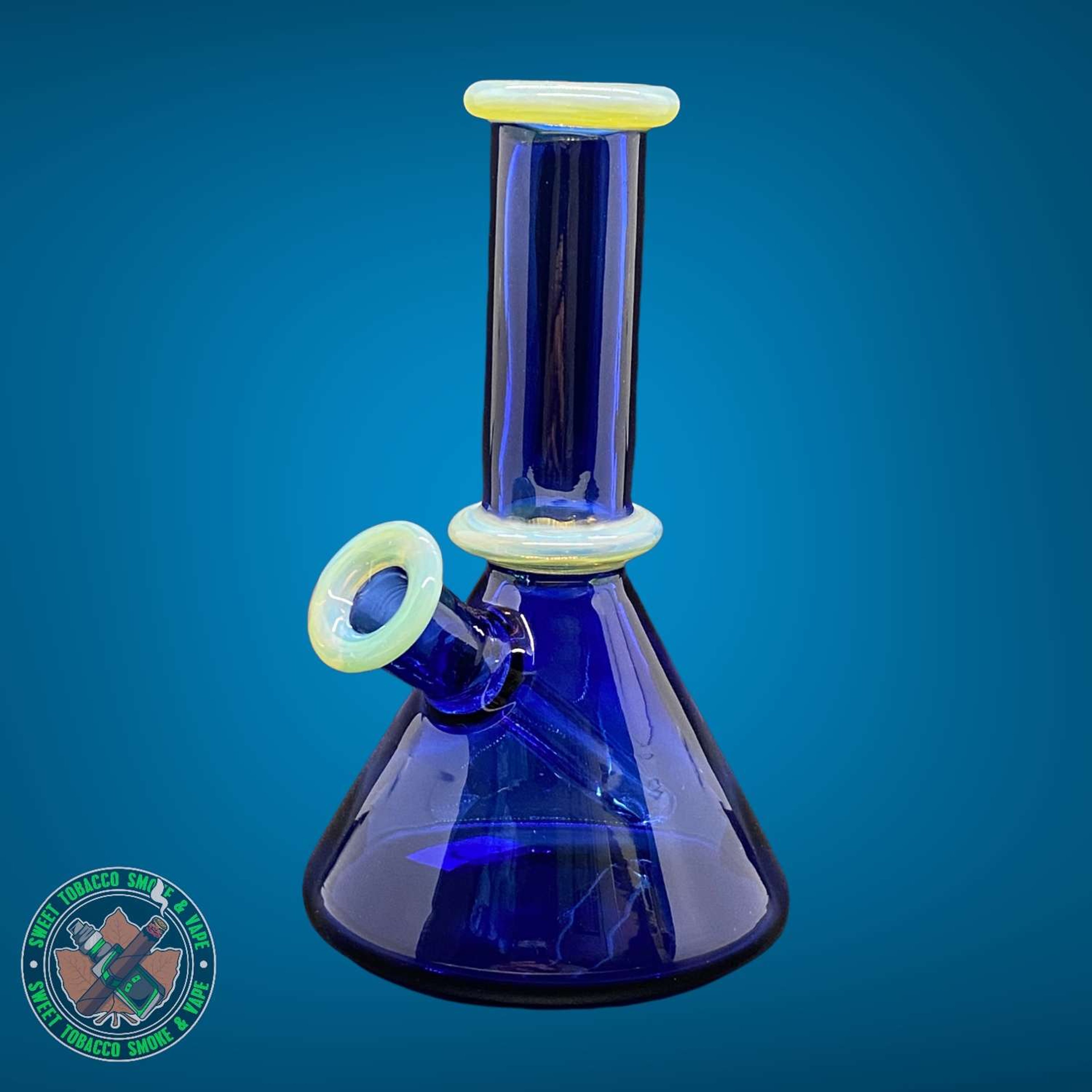 Selko Glass - Mini Beaker Rig (Cobalt/Slyme) image 0