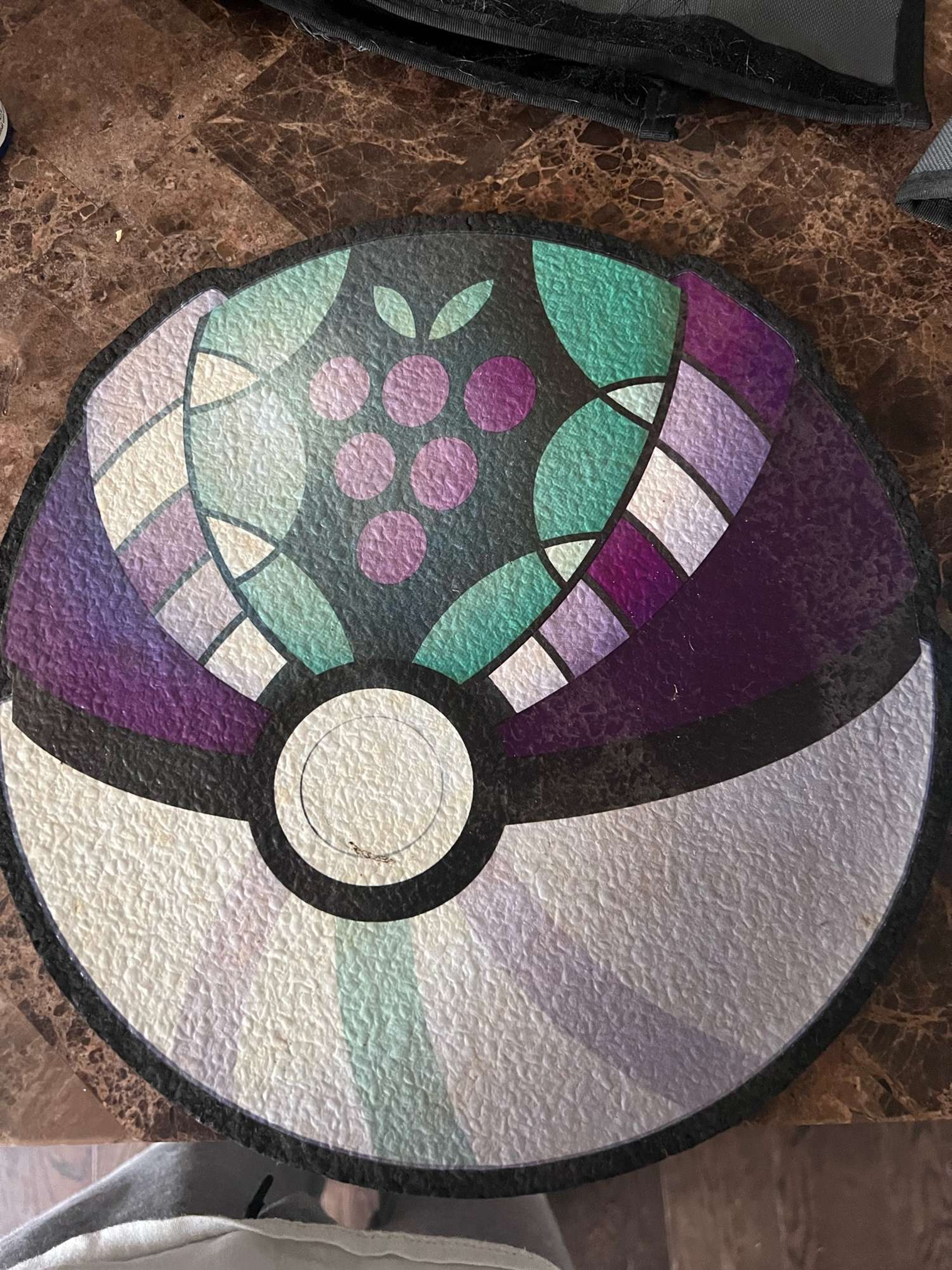 Grape God pokeball mood mat image 0