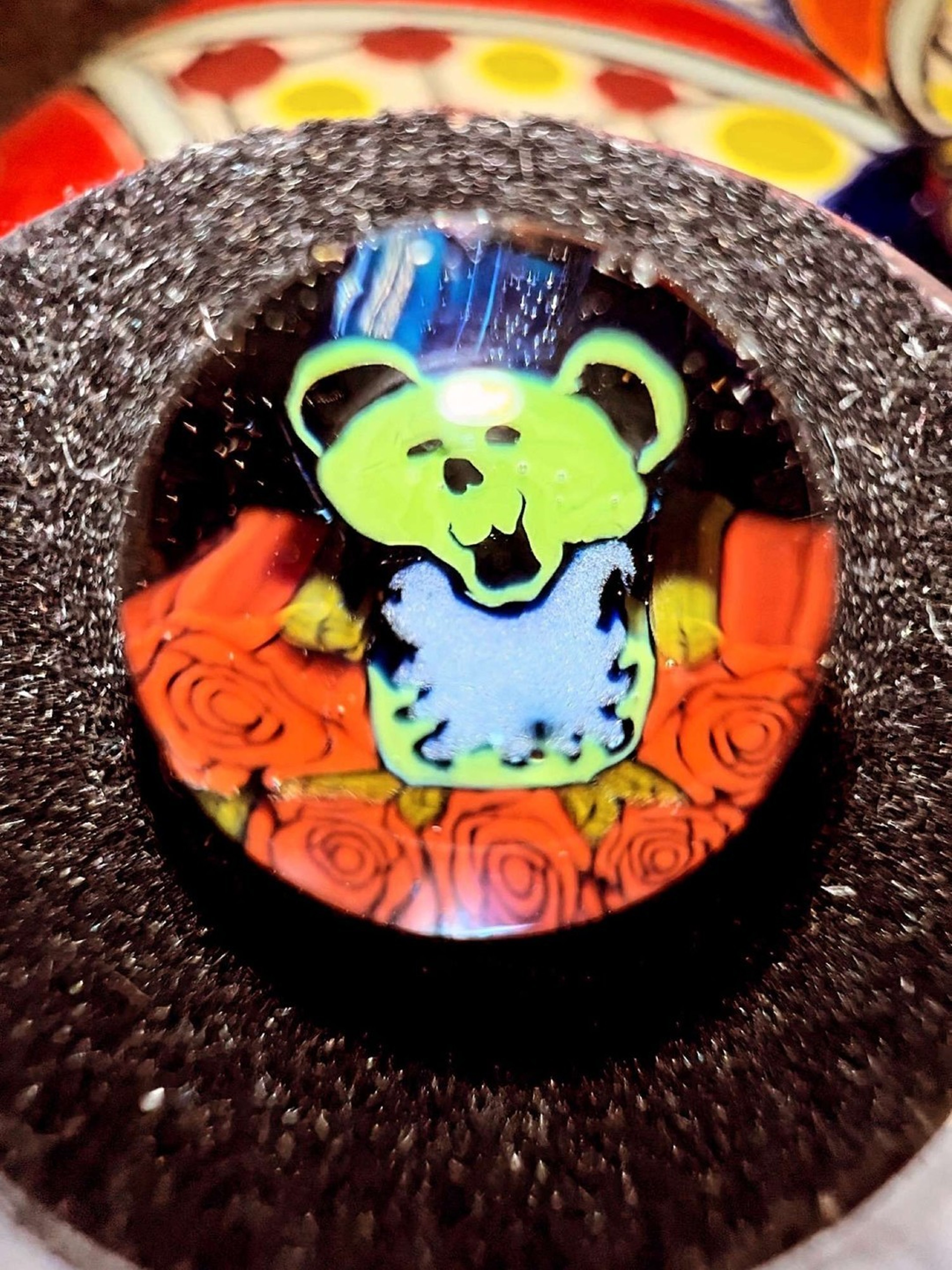 Preview pic of Puntington Grateful Dead Milli Marble Dave Strobel Collab Punty Valve Marble