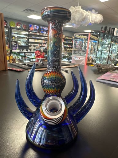 Preview pic of Nitro Glass Worked Wig Wag Mini Beaker