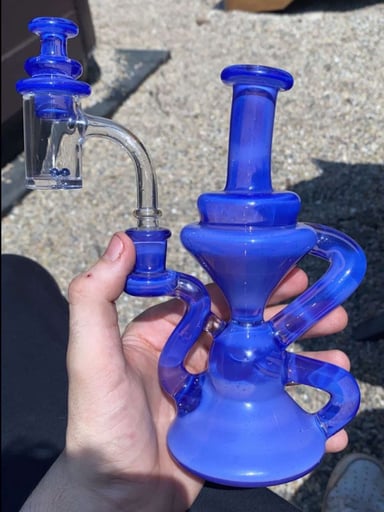 Preview pic of Blobglass Wildberry x Blue Satin Klein