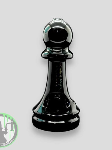 Preview pic of Toxic Glass - Chess Hand Pipe Black