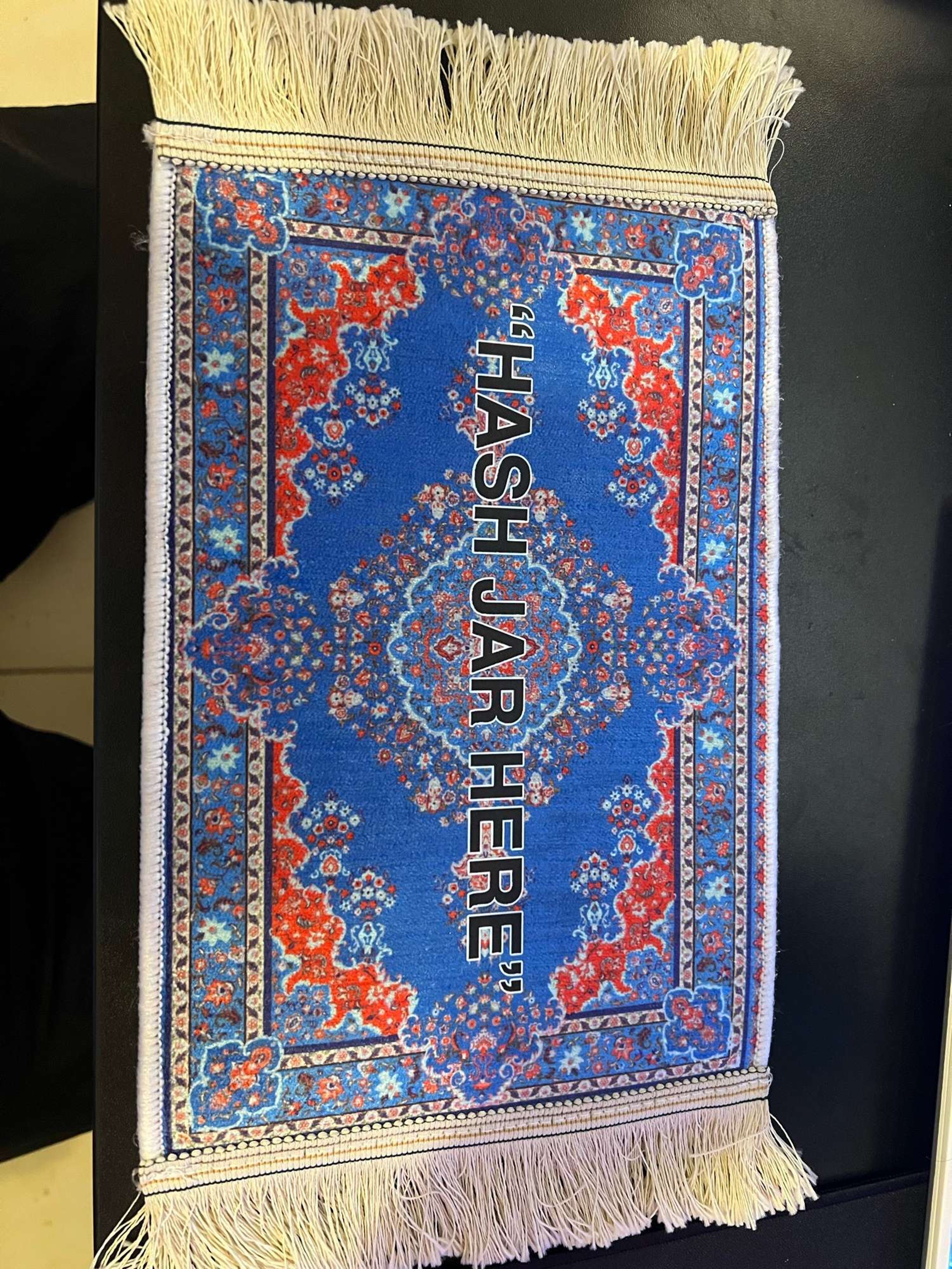 “Hash Jar Here” mood mat image 0