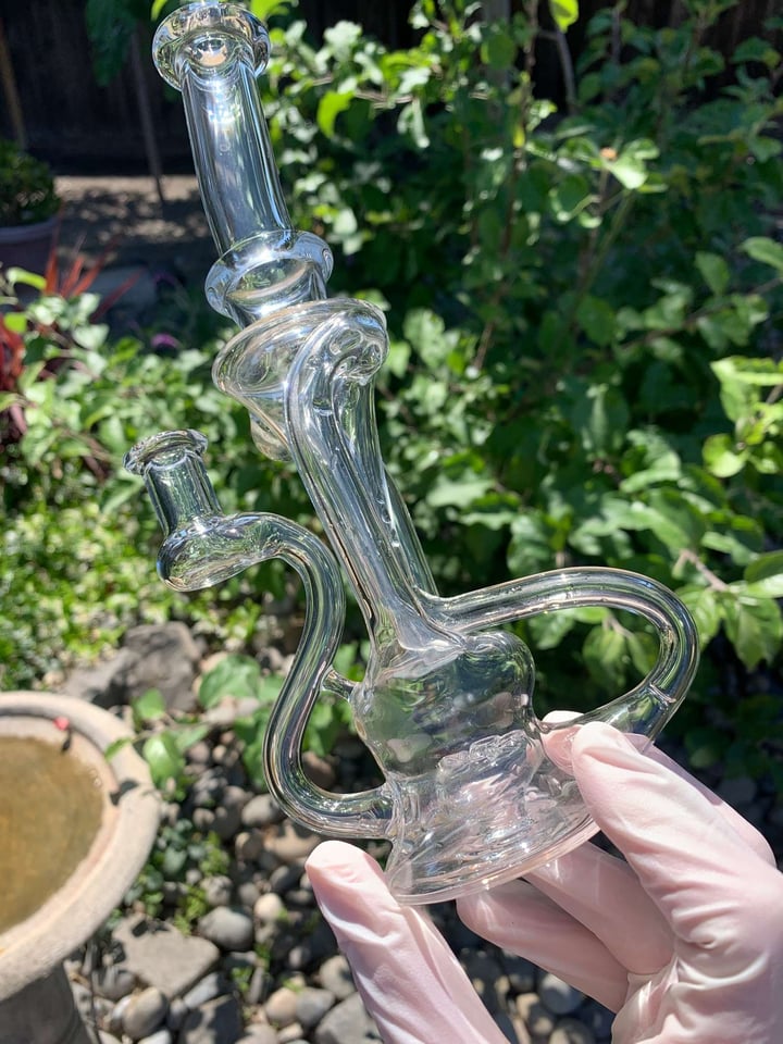 10mm 9” Recycler by prophecy_glass 🇺🇸