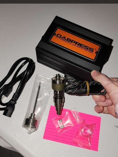 Preview pic of Dabpress Enail Quartz ti Hybrid