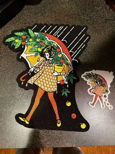 Preview pic of Slinger x Lyons Moodmat and Sticker