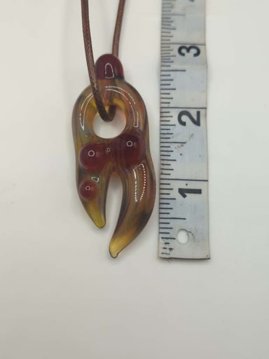 Preview pic of Flame pendy by @flavourtownglass