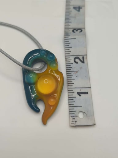 Preview pic of Flame pendy by @flavourtownglass #4