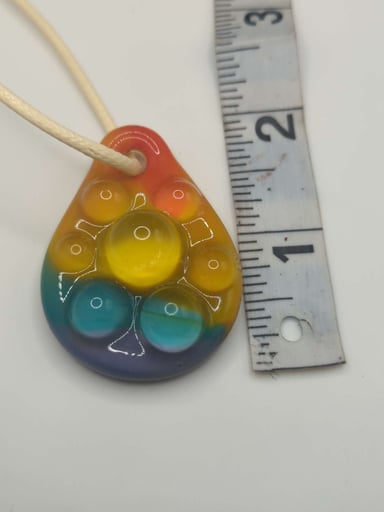 Preview pic of Rainbow Padlock by @flavourtownglass