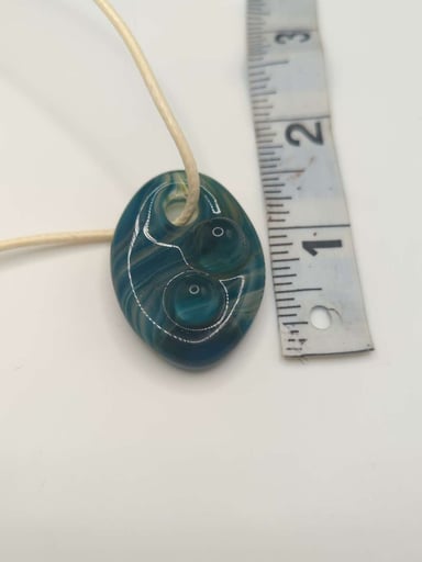 Preview pic of Blue Padlock by @flavourtownglass