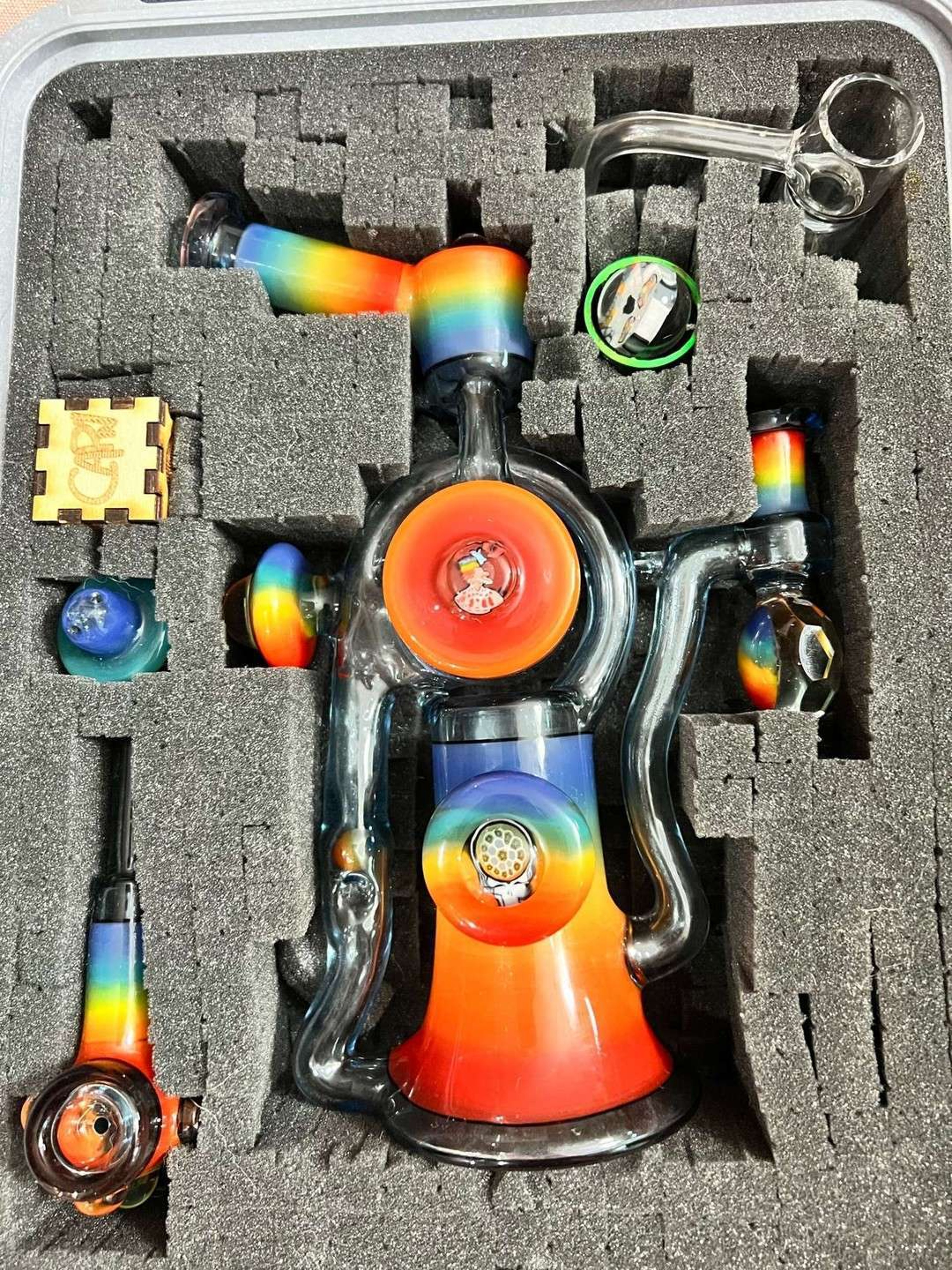 Preview pic of “Not fade away” Rotax set by Purdy Glass