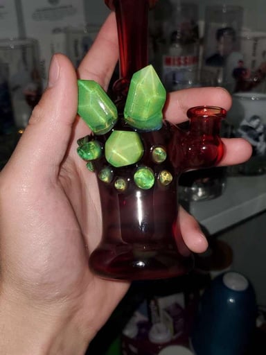 Preview pic of Raya Glass CFL Crystal Infestation Banger Hanger