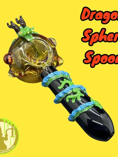 Preview pic of Empire Glassworks - Dragon Sphere Spoon