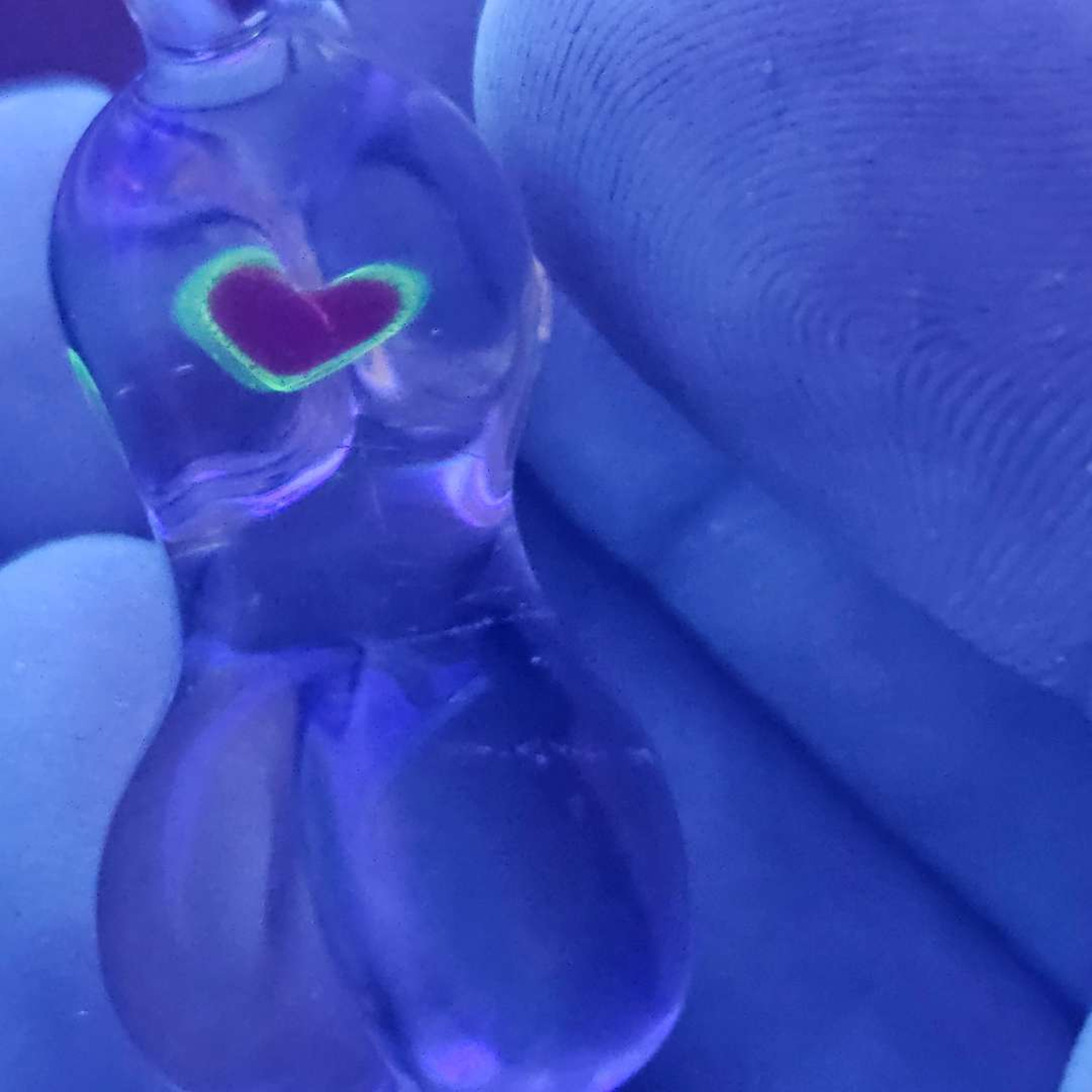 Lady pendant w/uranium heart image 0