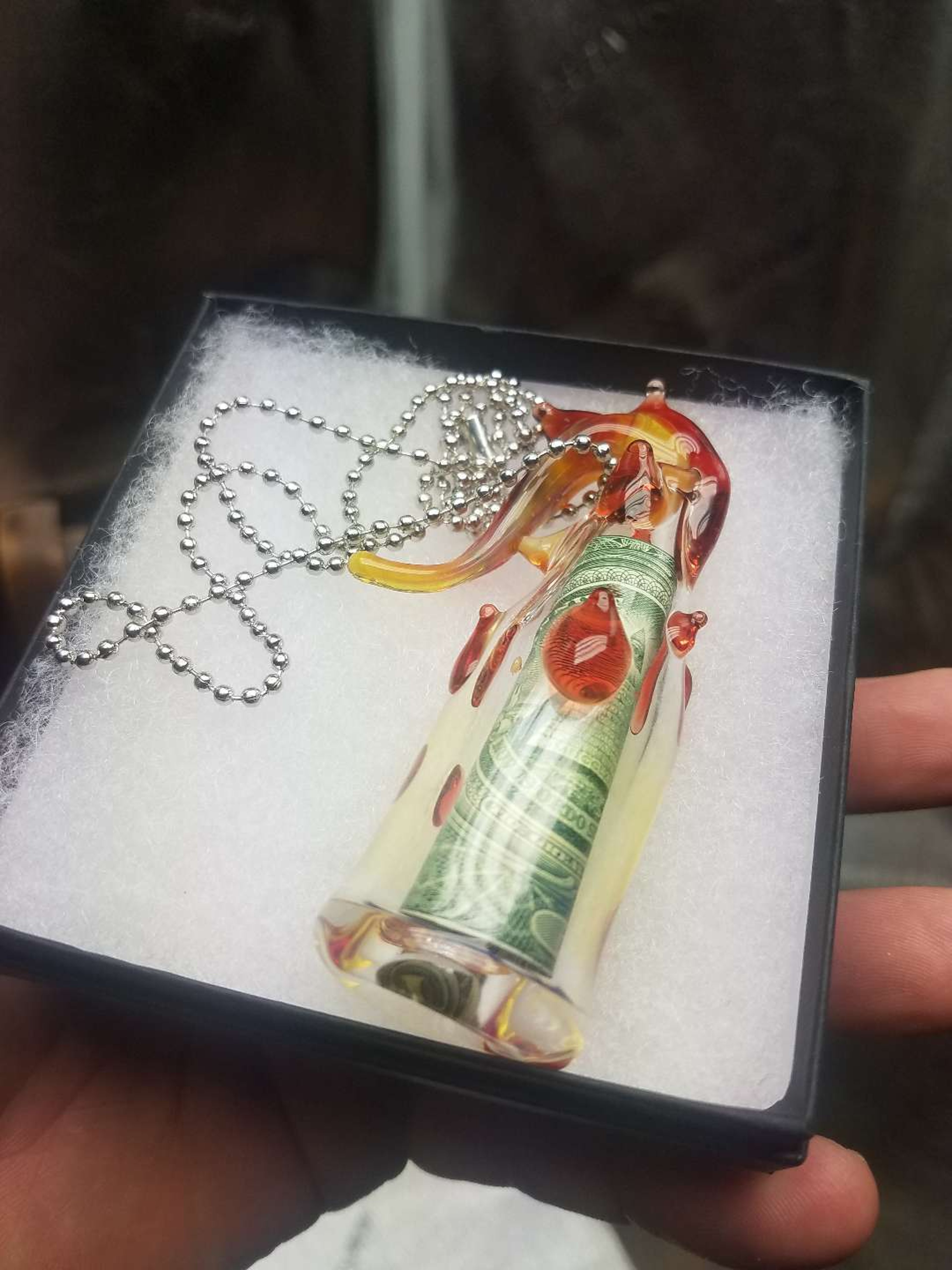 Preview pic of Molotov cocktail pendy