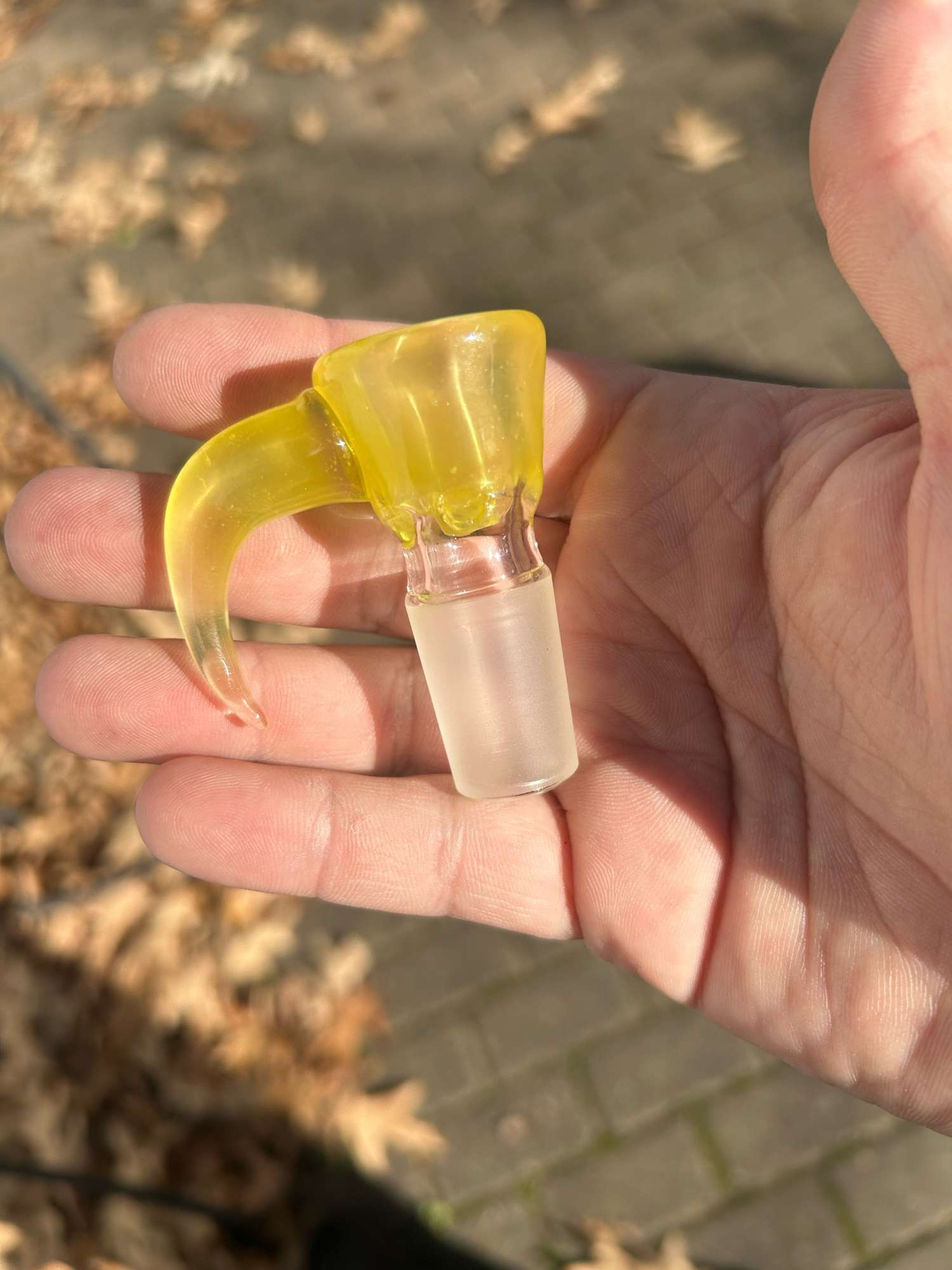 Preview pic of Custom sparkly satin Opal yellow