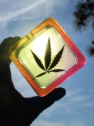 Preview pic of Leaf Tray in Fire n Sun🧡❤️by Kissmyassh.tray