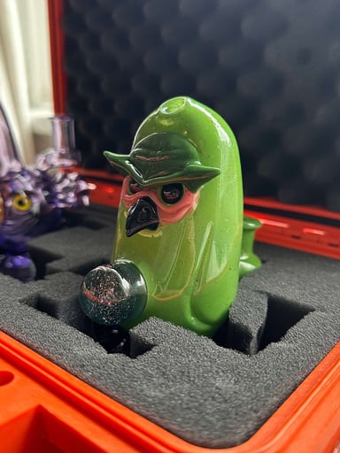 Preview pic of Grime Moss Green Owl - PRICE DROP