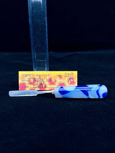Preview pic of UV Aqua Ice “Headystix” Dabber by Headytoolz - Flat Tip Dab Tool