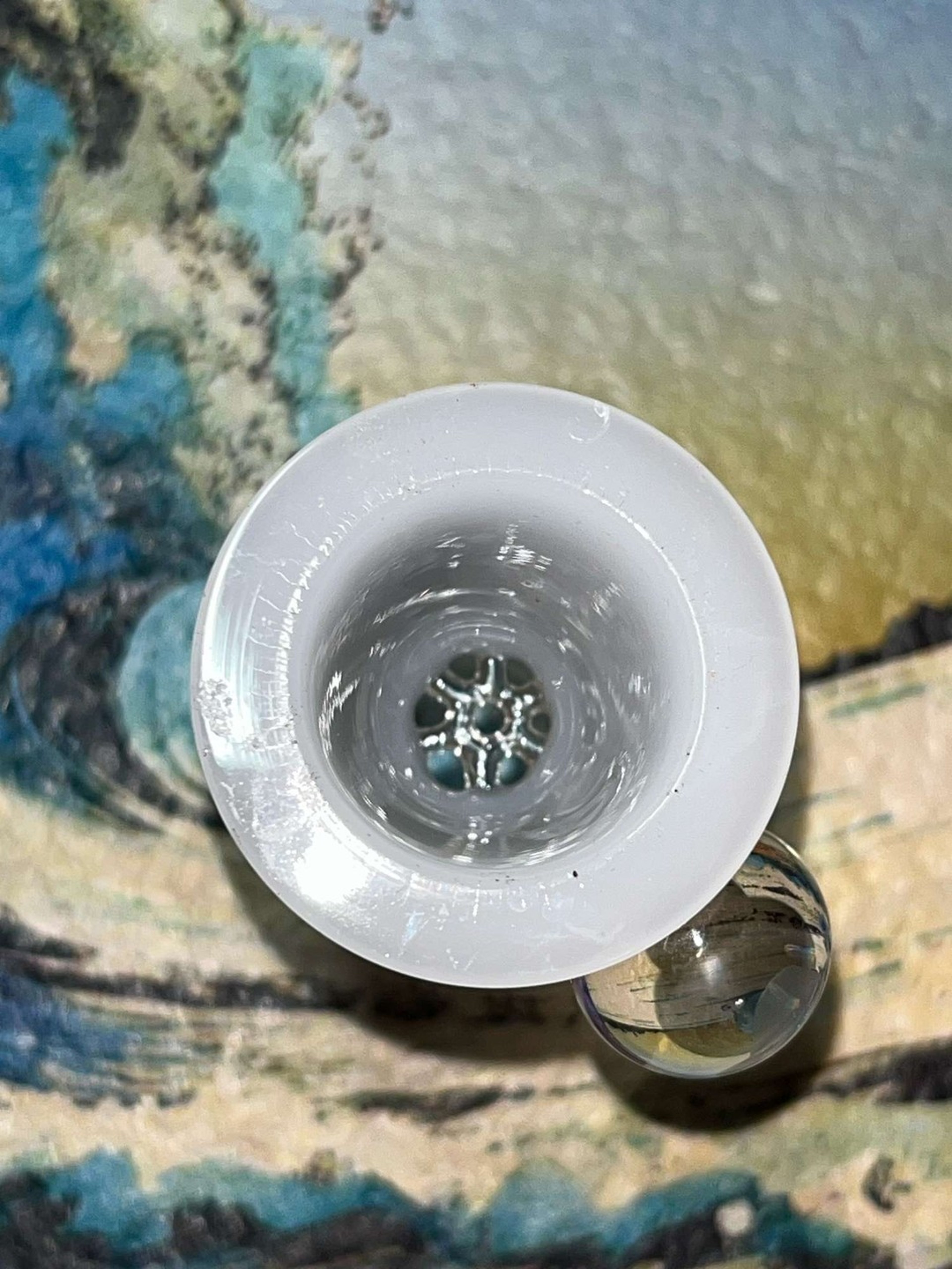 Diamond glass 18mm 7 hole massive pack image 0