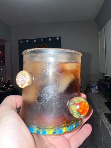 Preview pic of Stoke Yunk collab lowball glass
