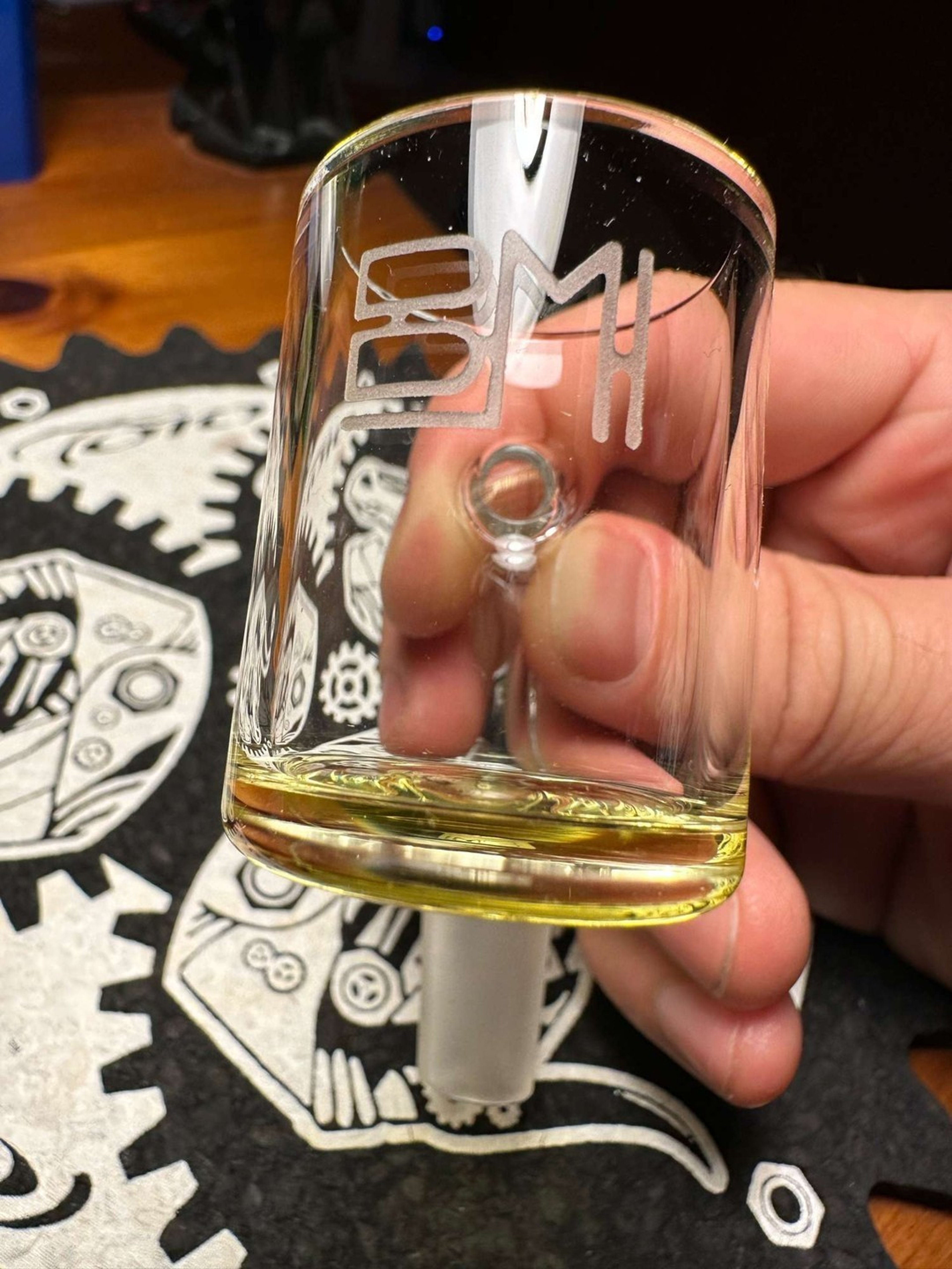 Black Market Glass Yellow Thermal Banger image 0