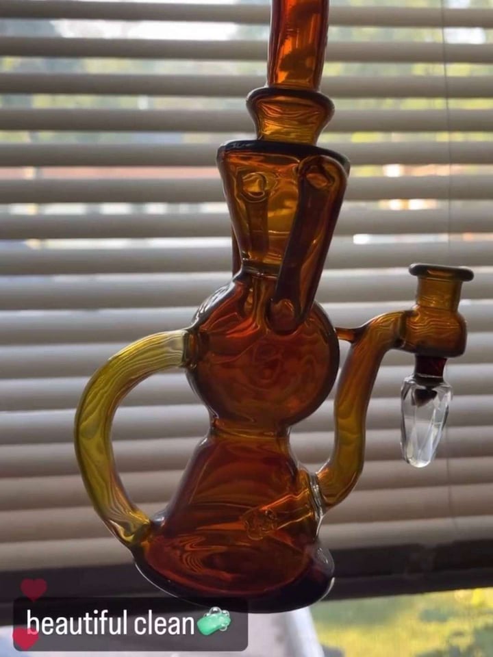 Halmy glass custom cfl recycler- READ DESCRIPTION Image