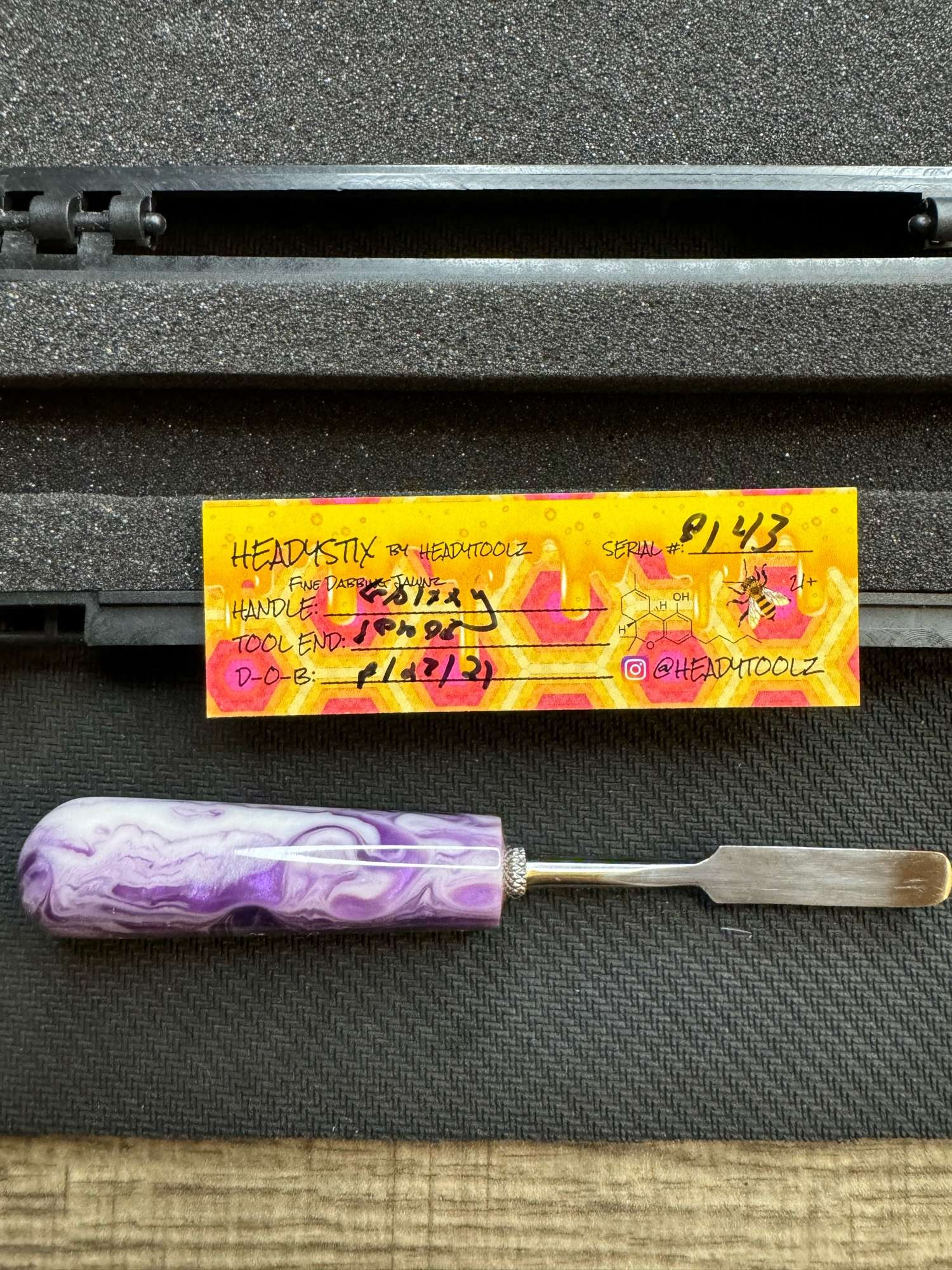 Heady Toolz - Purple Dab Tool image 0