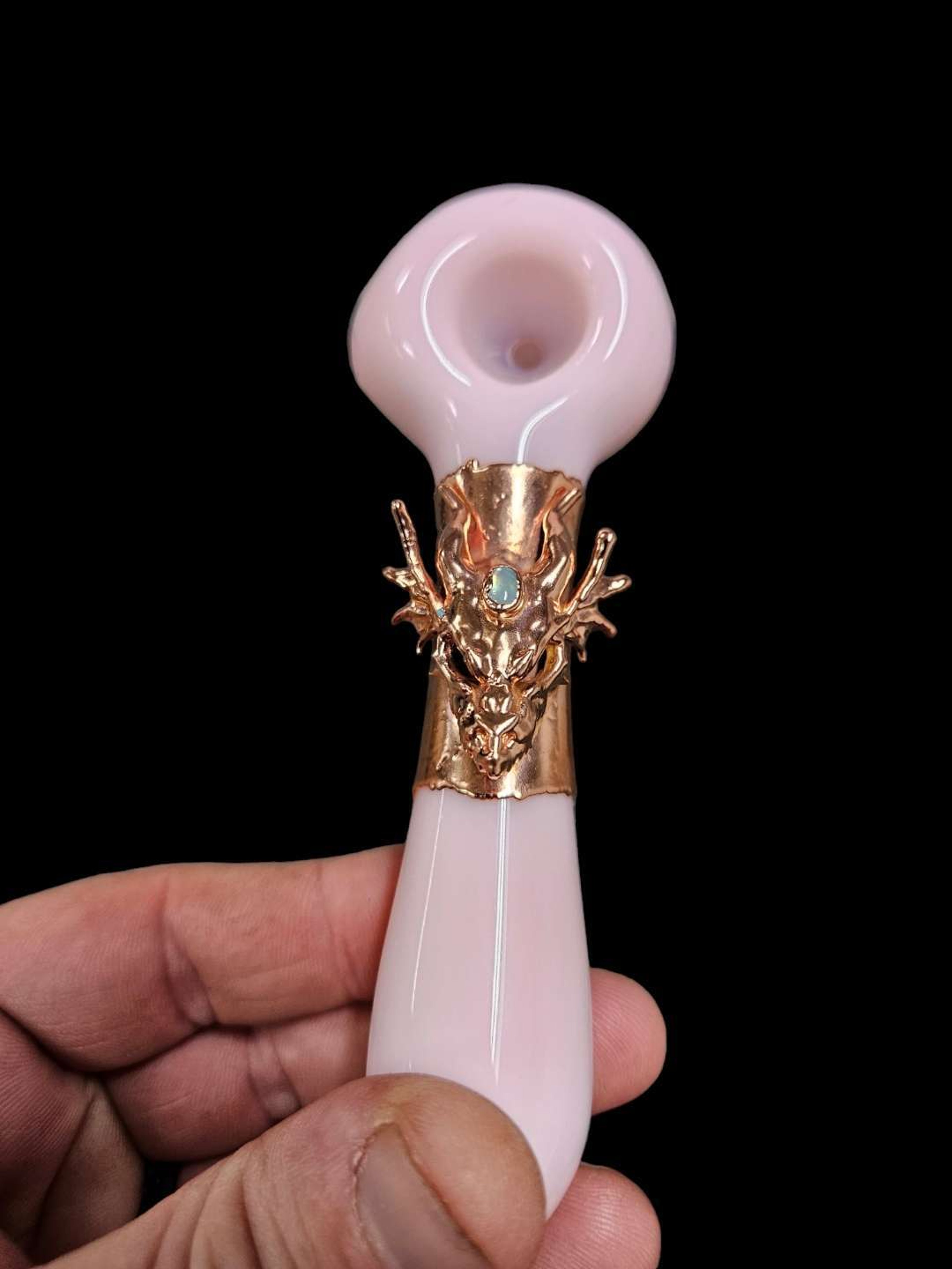 Preview pic of Moonstone Dragon skull bowl