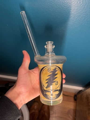 Preview pic of Immaculate glass blue carmel cup rig and hard case