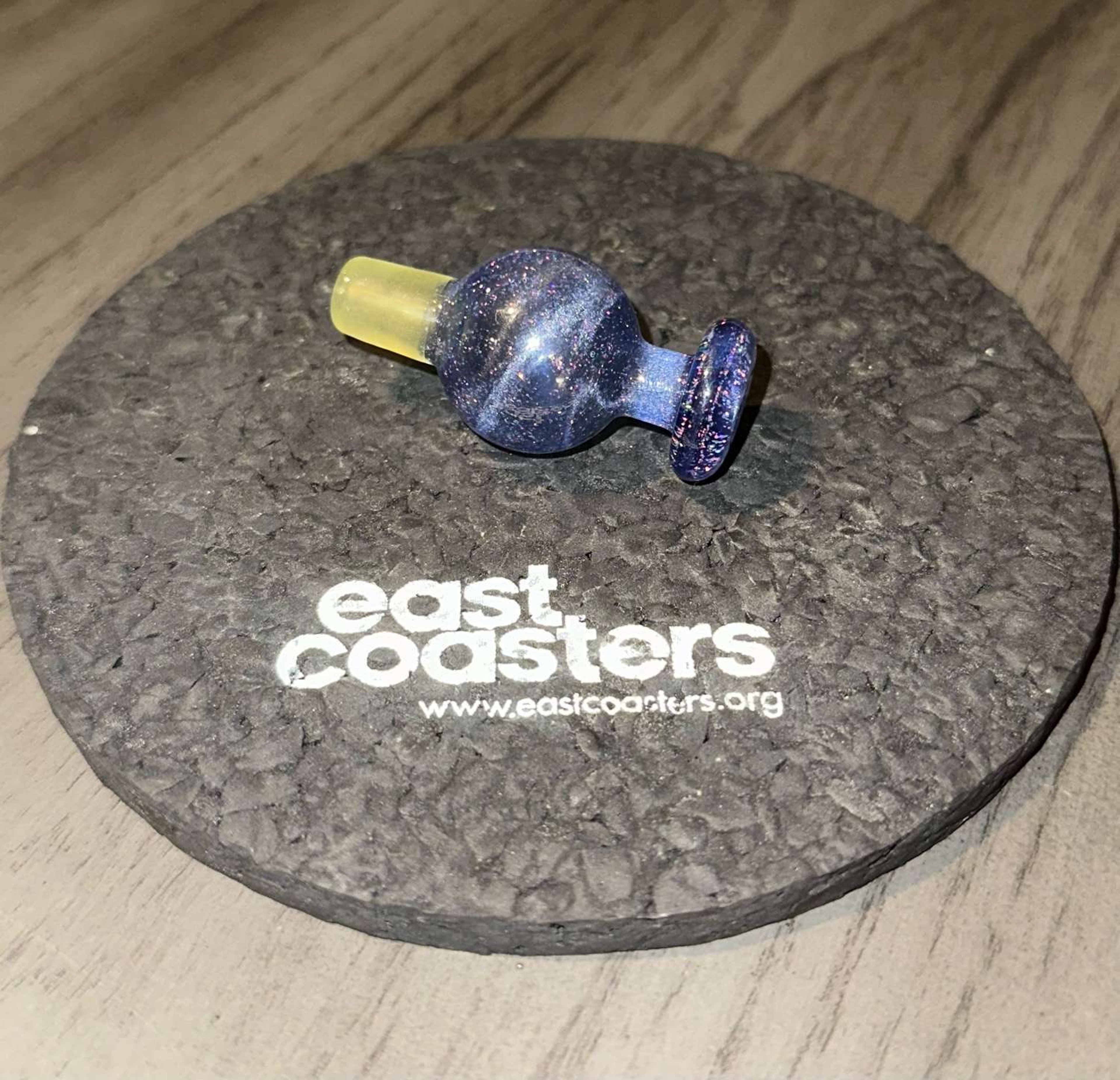 Blue Stardust Bubble Cap by 217_glass image 0
