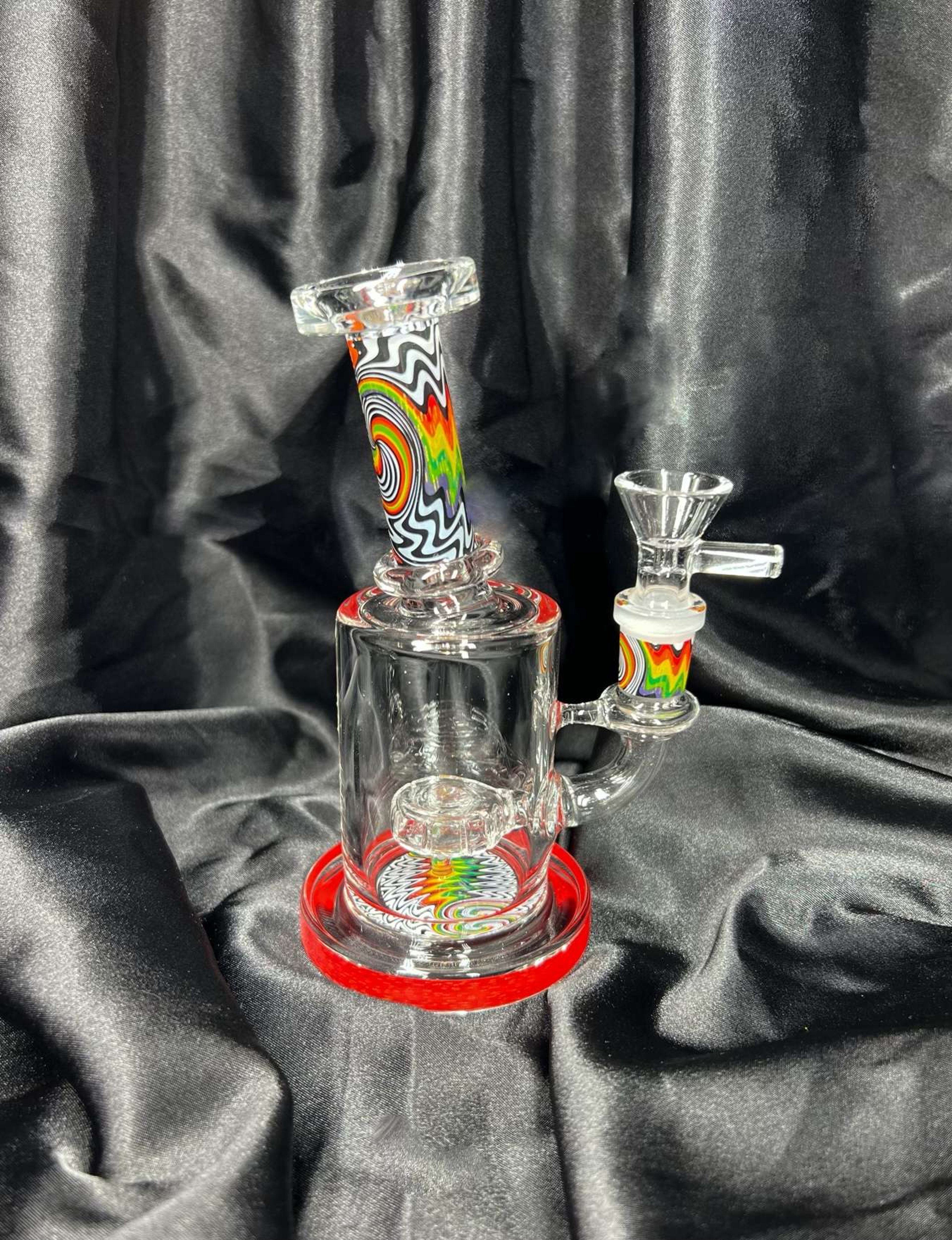 Preview pic of Red Wig Wag 6in Water Pipe