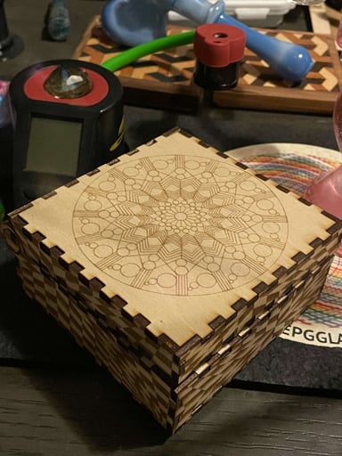 Preview pic of Engraved marble box