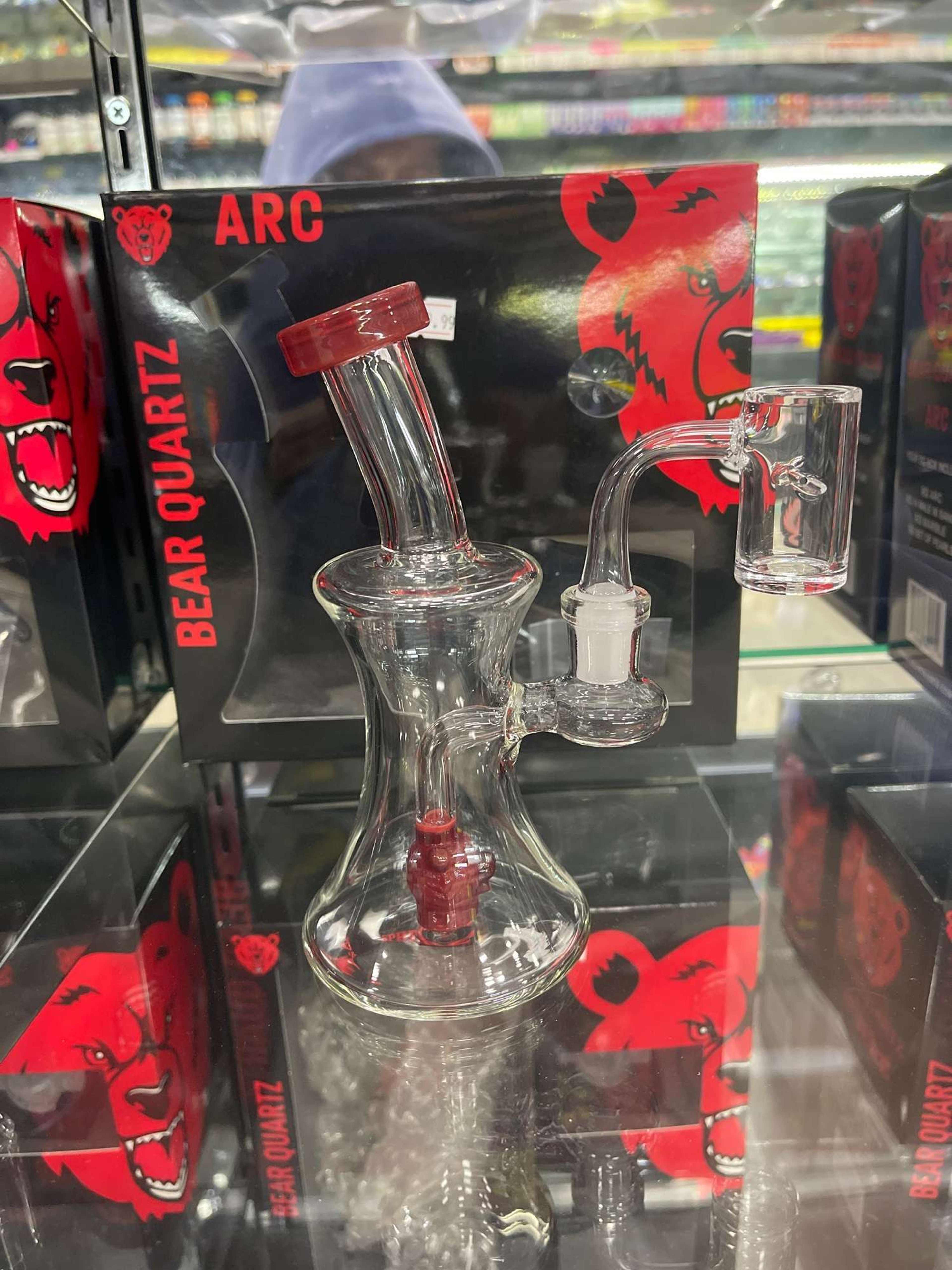 Preview pic of Bear quartz Arc rig red color