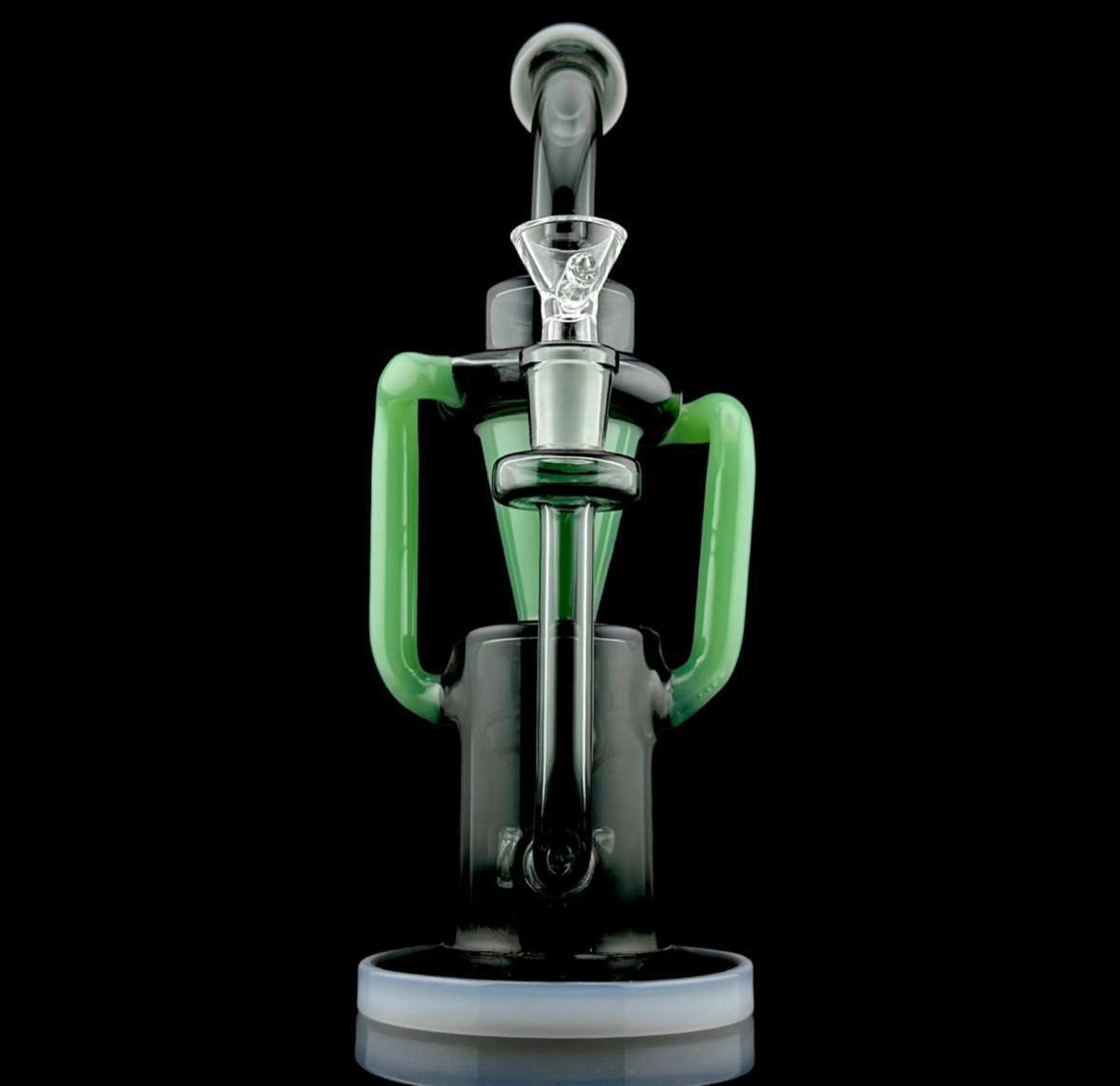 8” Anodized Recycler Bong image 0