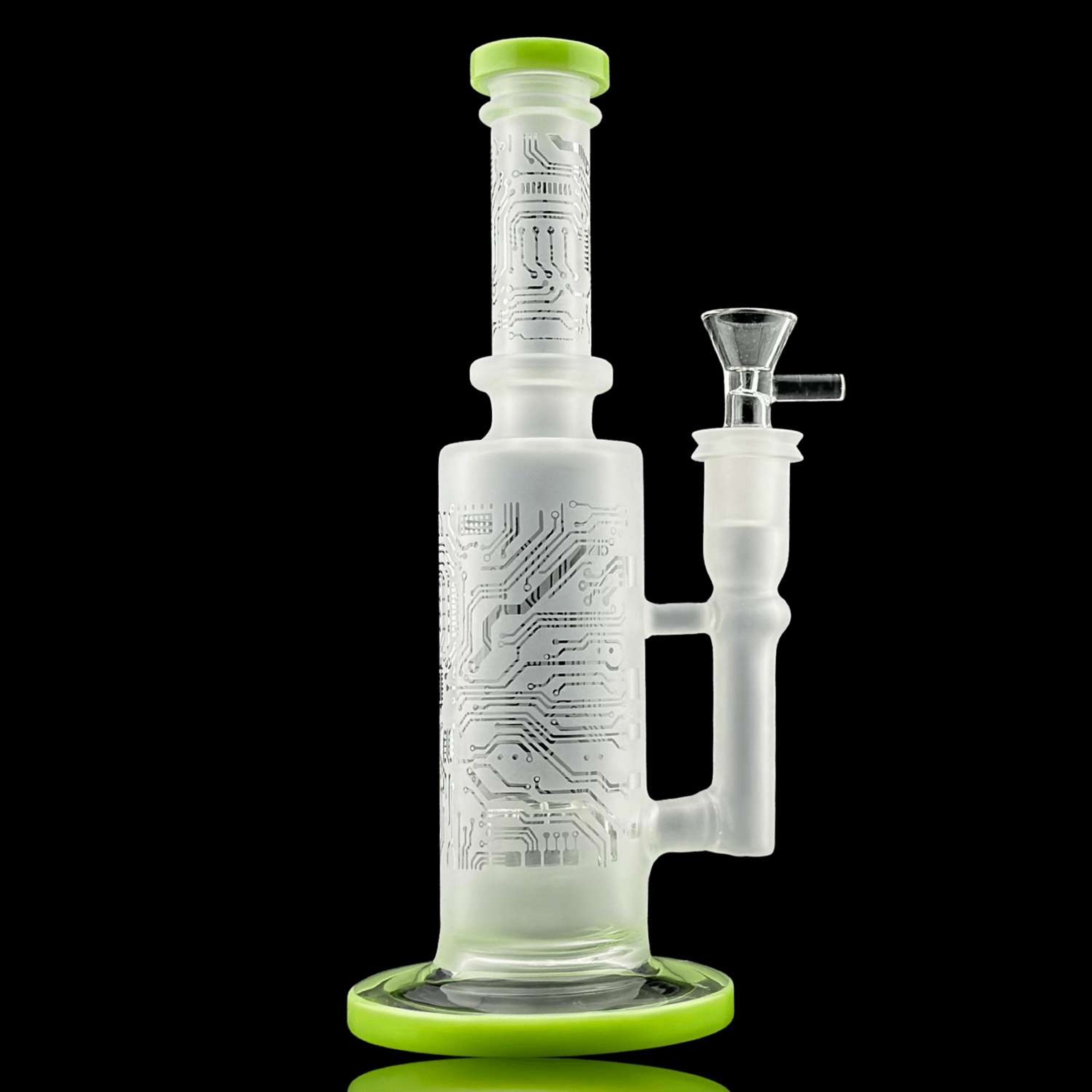 10” Sandblasted Showerhead Perc Bong image 0