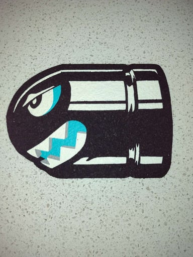 Preview pic of Bullet Blue moodmat