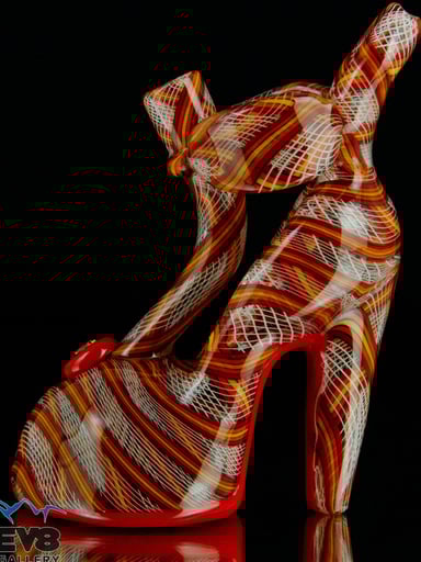 Preview pic of Dellene Peralta X Willy Wolly glass Reticello High Heel