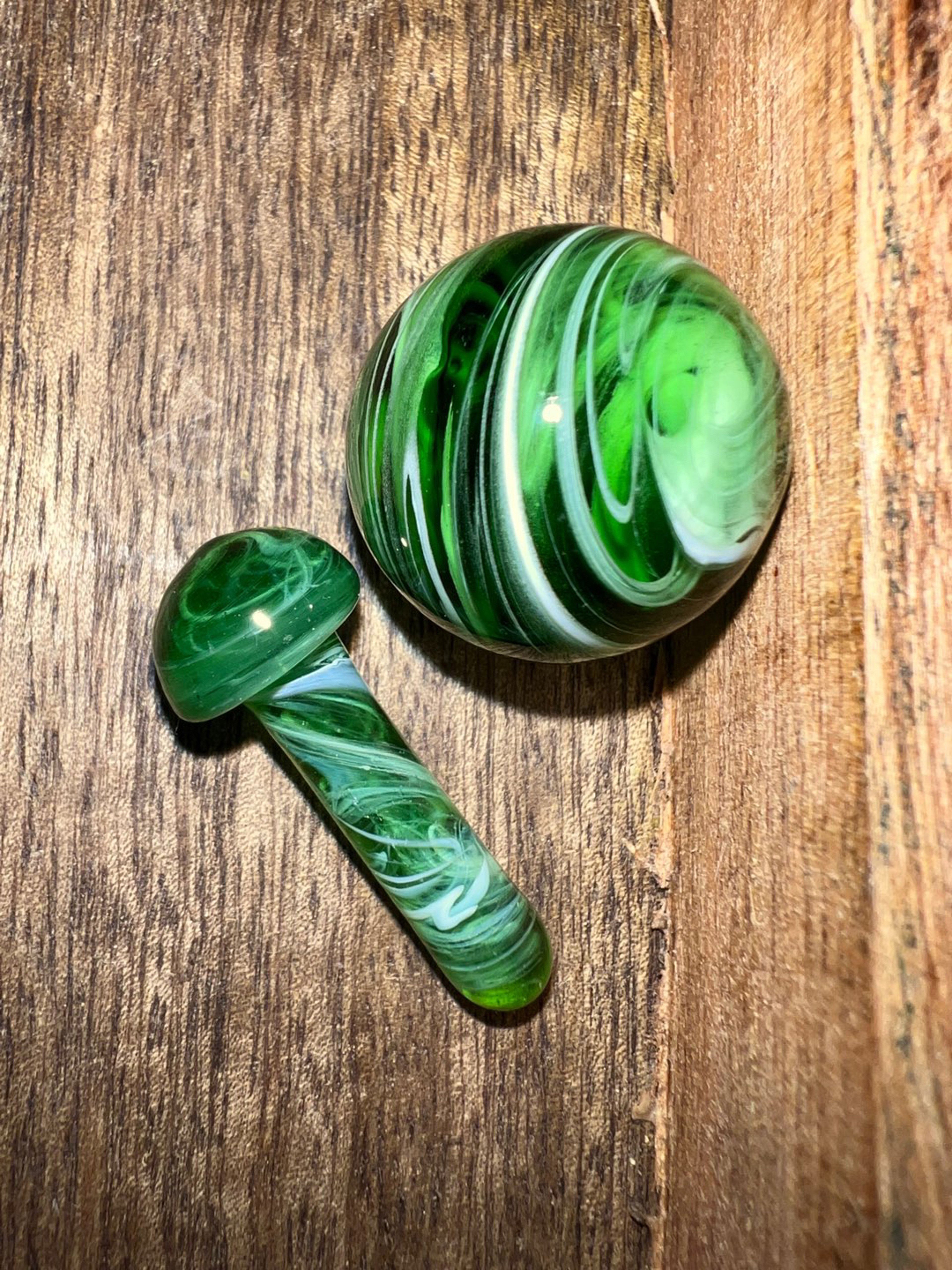 Preview pic of Mushroom Pillar Slurper Set / Green