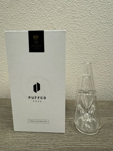 Preview pic of Ryan Fitt special edition Puffco recycler glass brand new sealed box