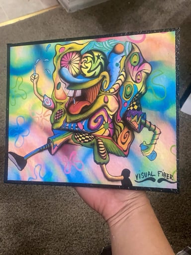 Preview pic of trippy spongebob  mat