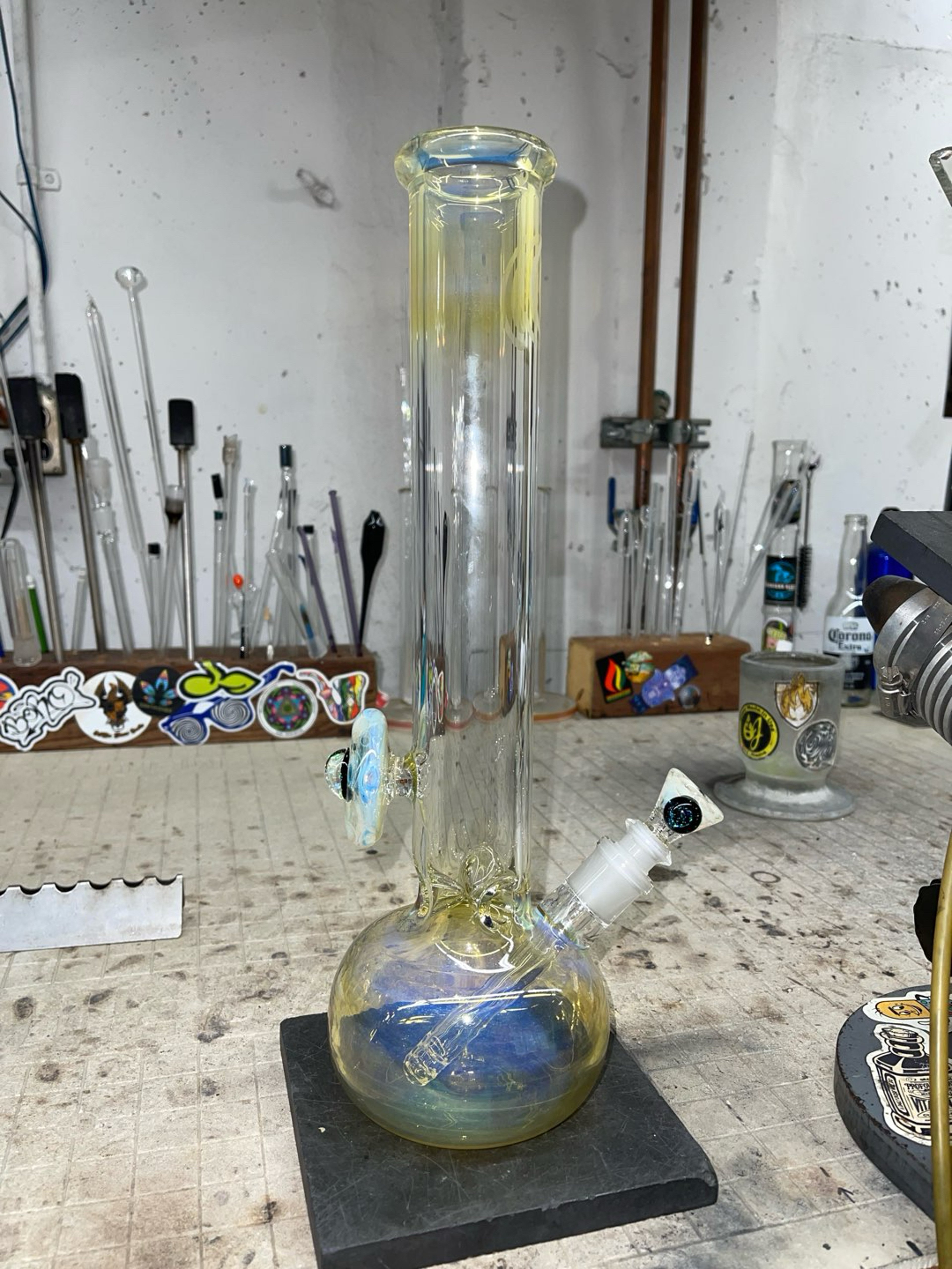 50mm silver fume 15” tall image 0