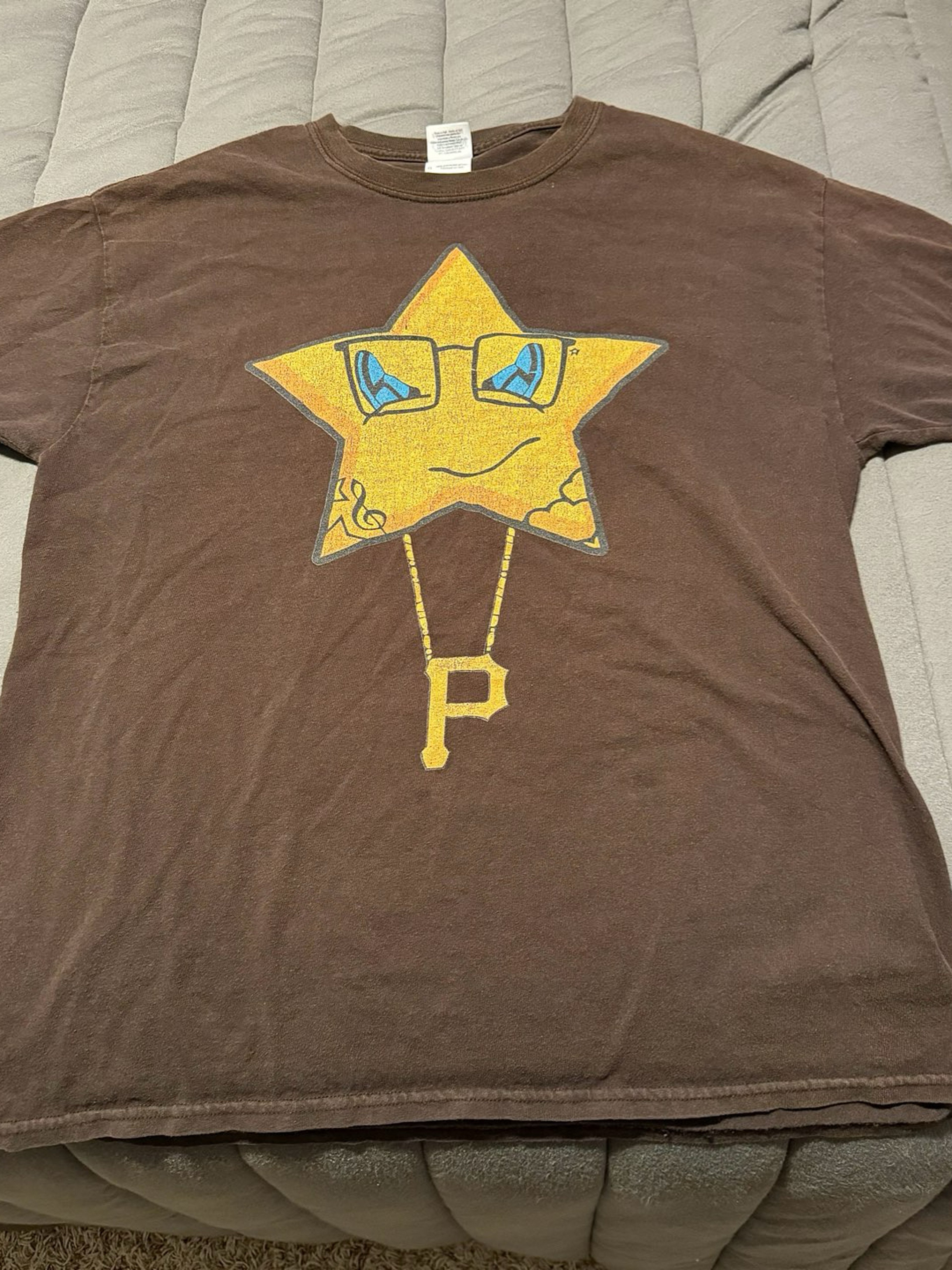 Preview pic of Taylor Gang Pittsburgh Star Power Brown Large Tee