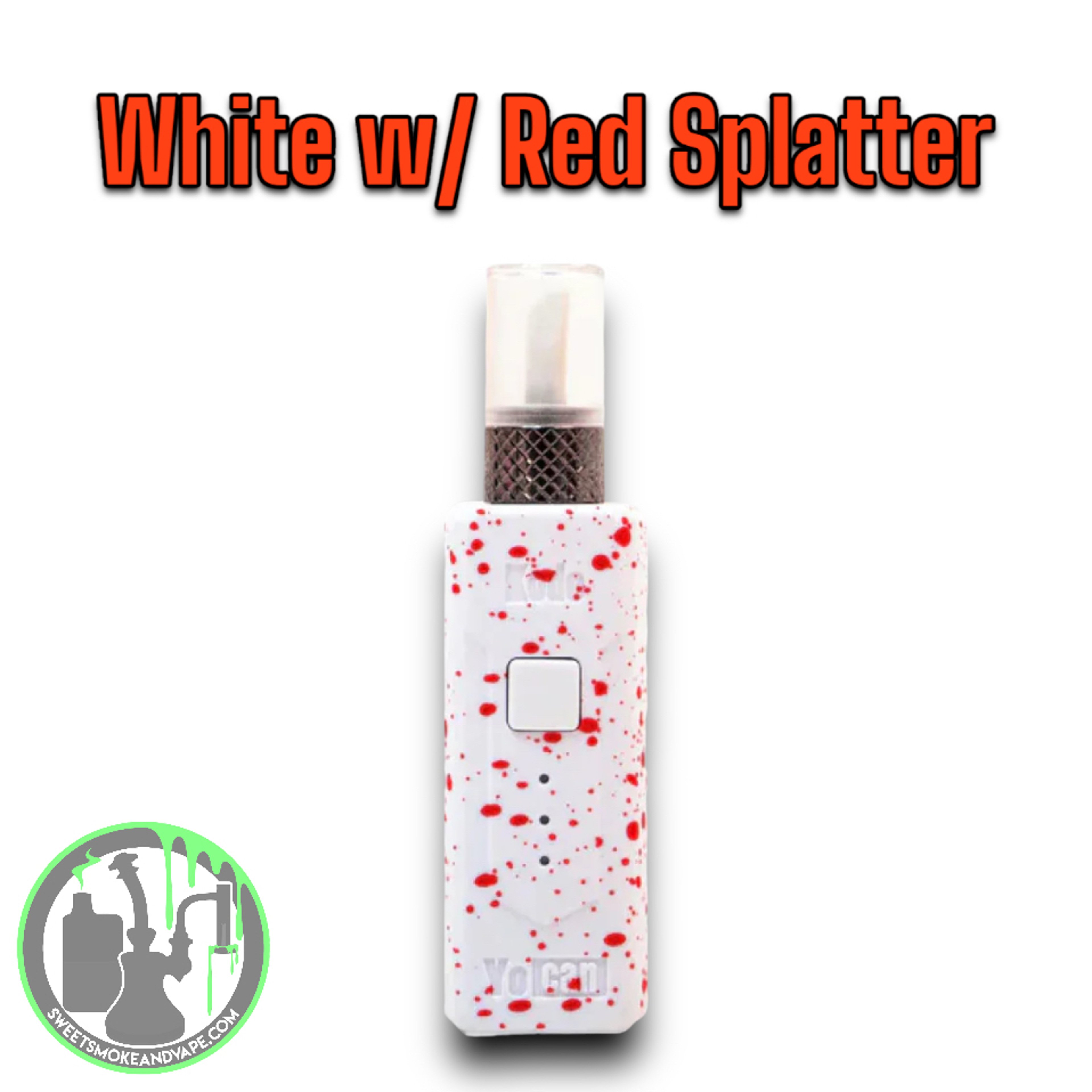 Yocan X Wulf - White w/ Red Splatter Kodo Knife Kit with 510 Battery image 0