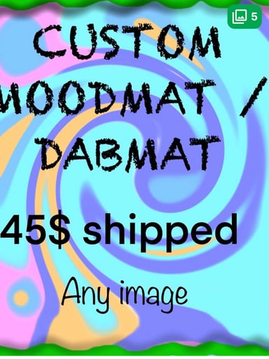 Preview pic of custom dabmat